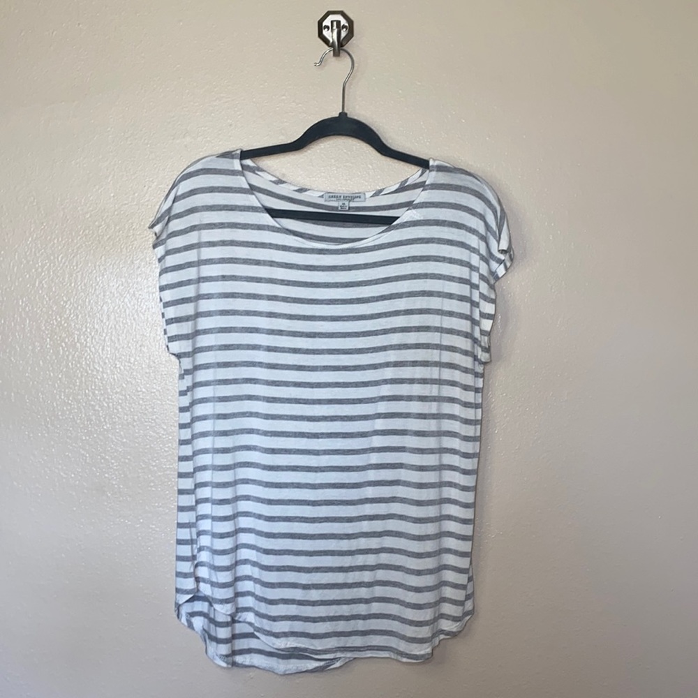 GREEN ENVELOPE - STRIPED T-SHIRT - Picture 2 of 10